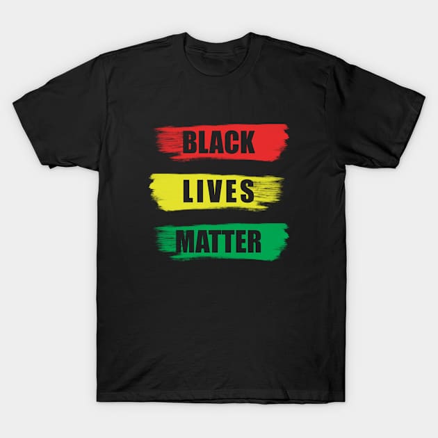 Black Lives Matter T-Shirt by ValentinoVergan